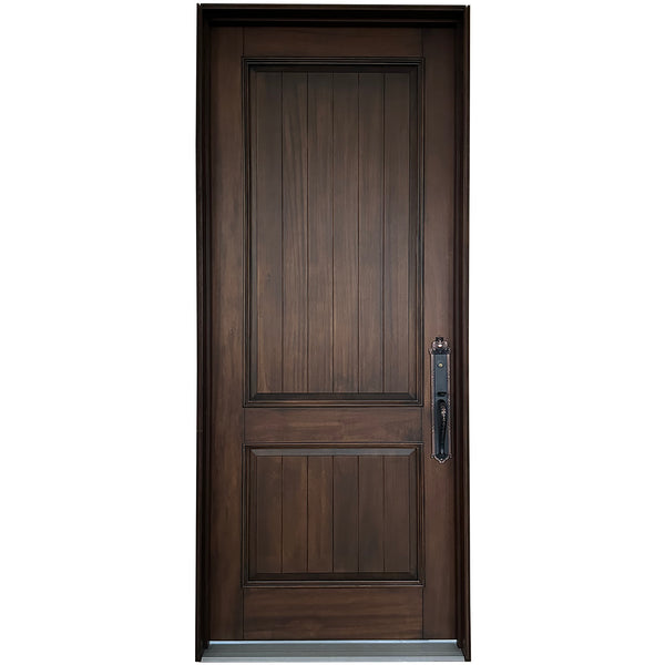 Exterior Panel Solid Wood Door