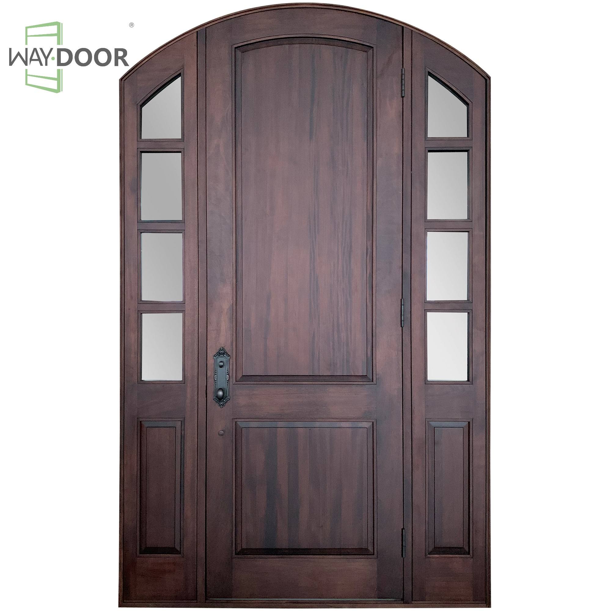 Beyond the Front Step: Why a Modern Mahogany Arch Door is the Ultimate First Impression