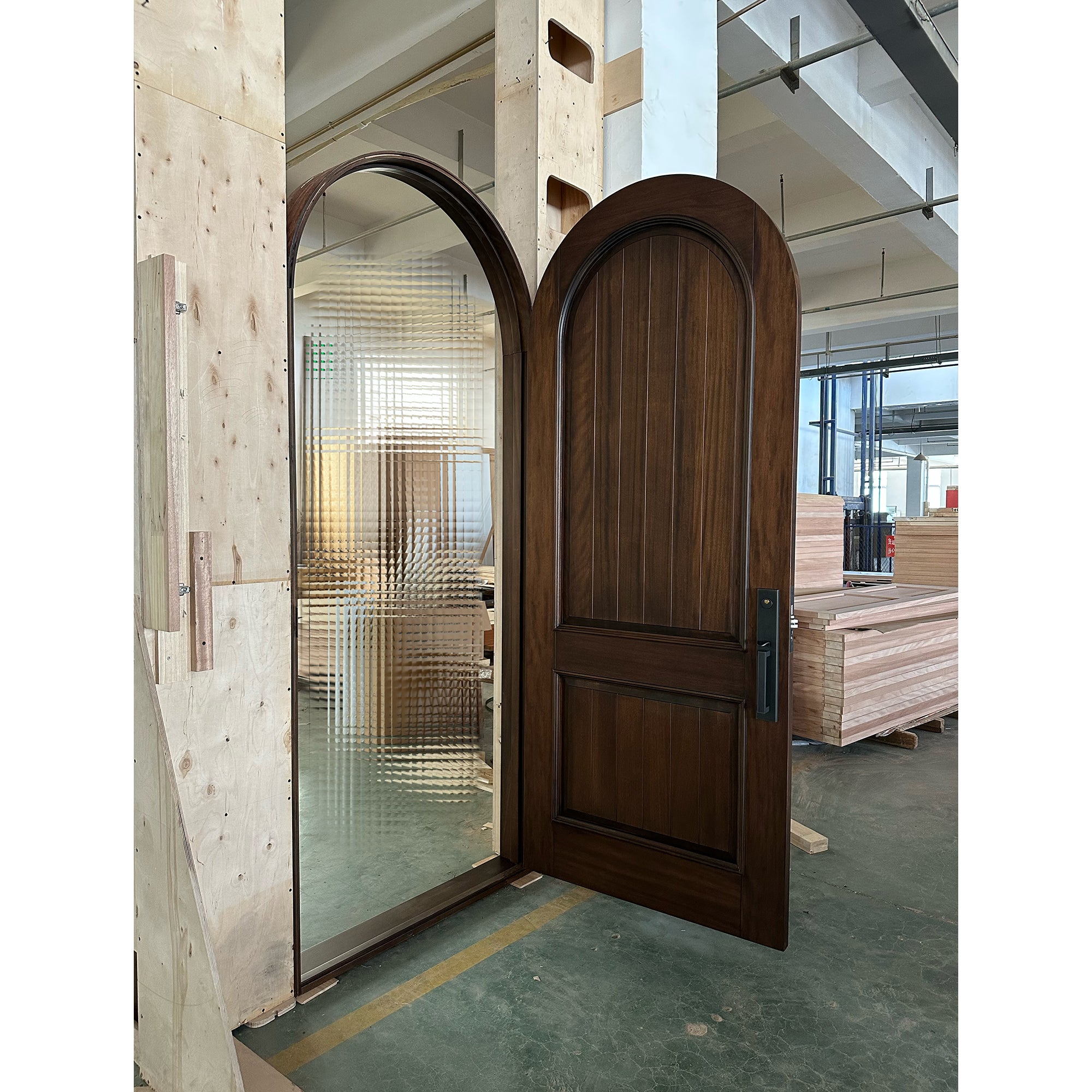 Arch Panel Solid Wood Door – Waydoor