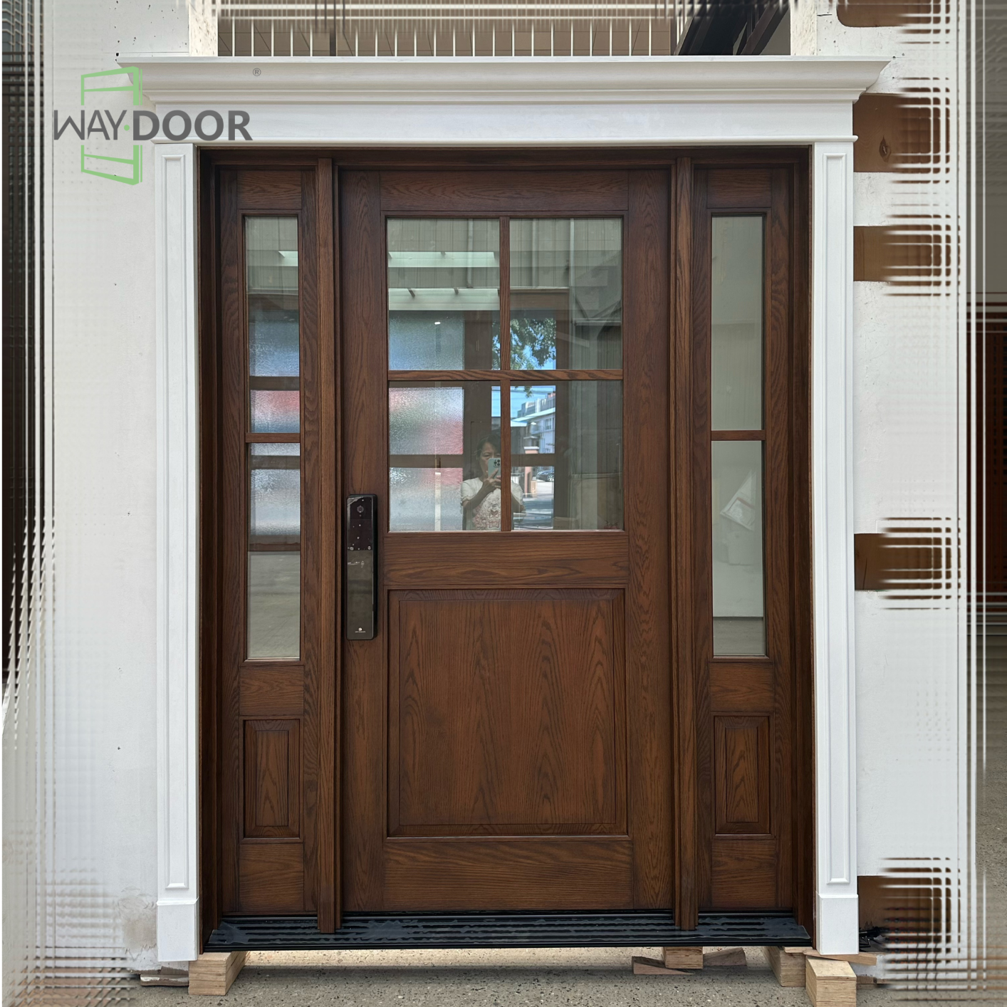 4-Lite Entry Door with Sidelites