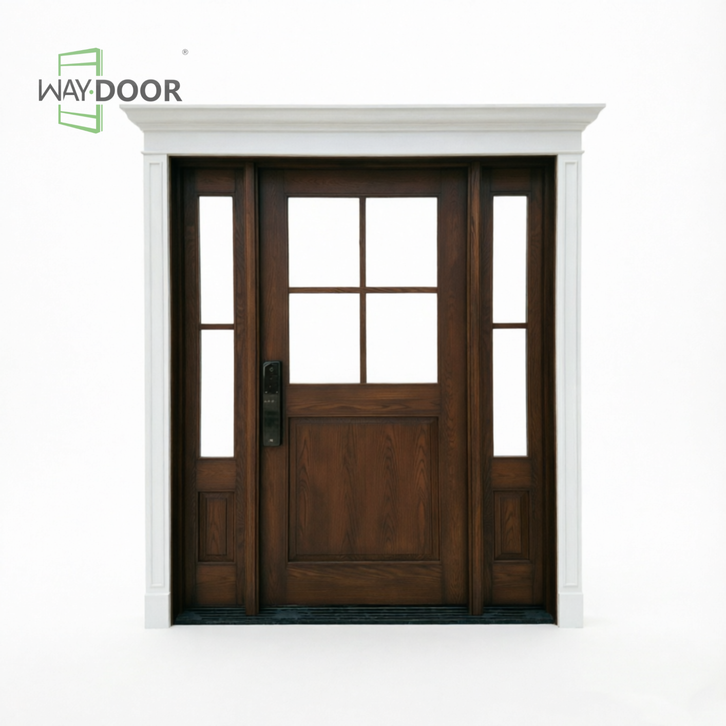 4-Lite Entry Door with Sidelites