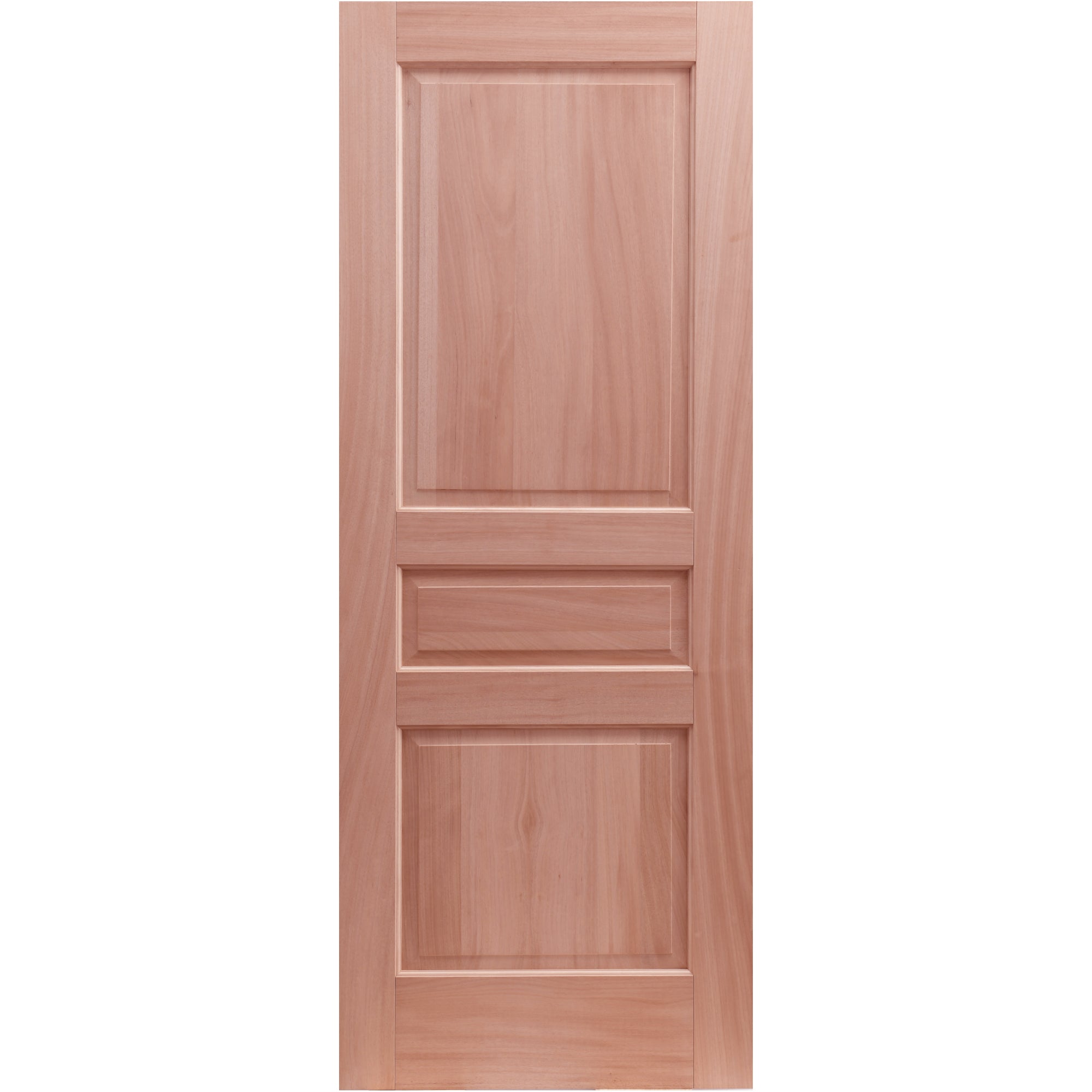 3 Panel Mahogany Solid Wood Door