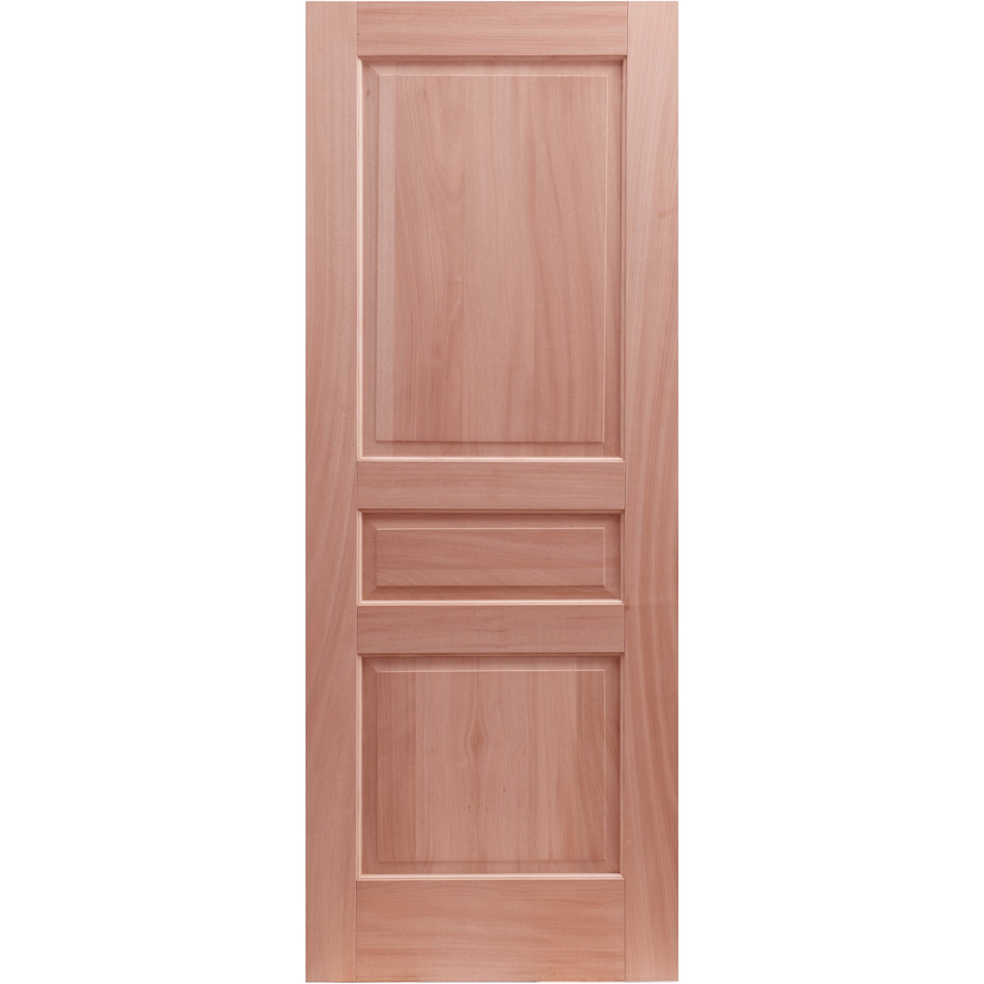 3 Panel Mahogany Solid Wood Door – Waydoor