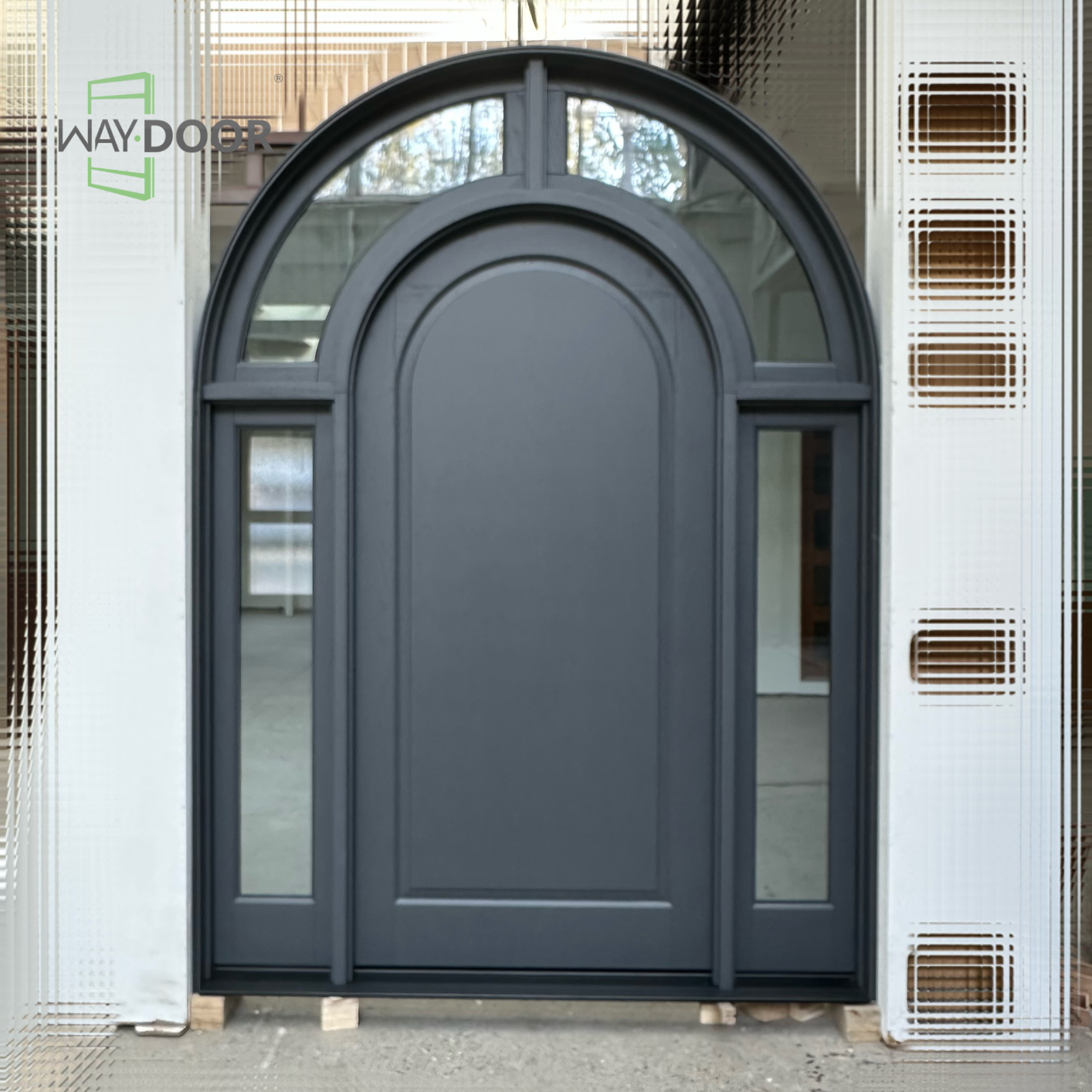 Arcadia Double Arch Hinged Entry Door