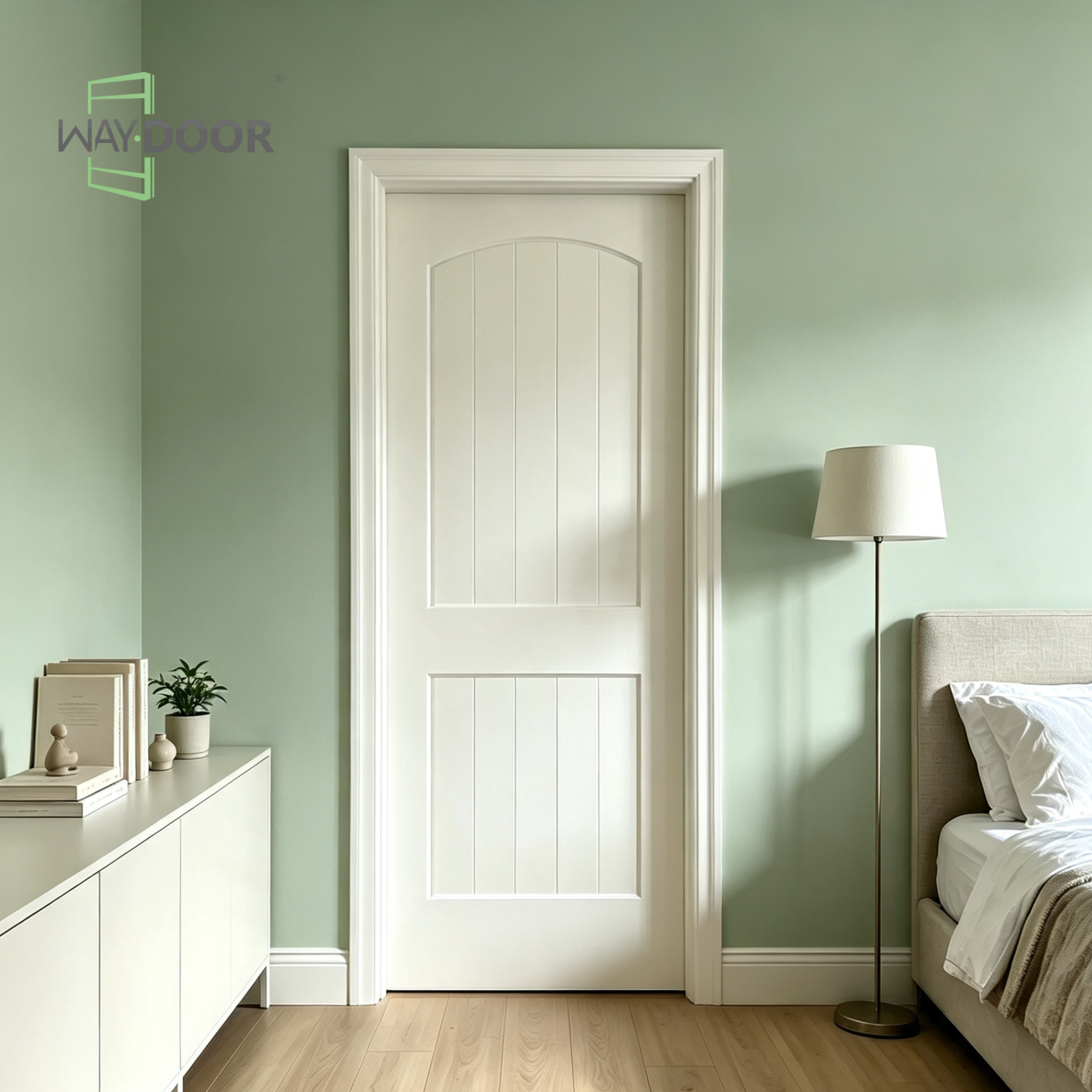 Arch 2-Panel Interior Door