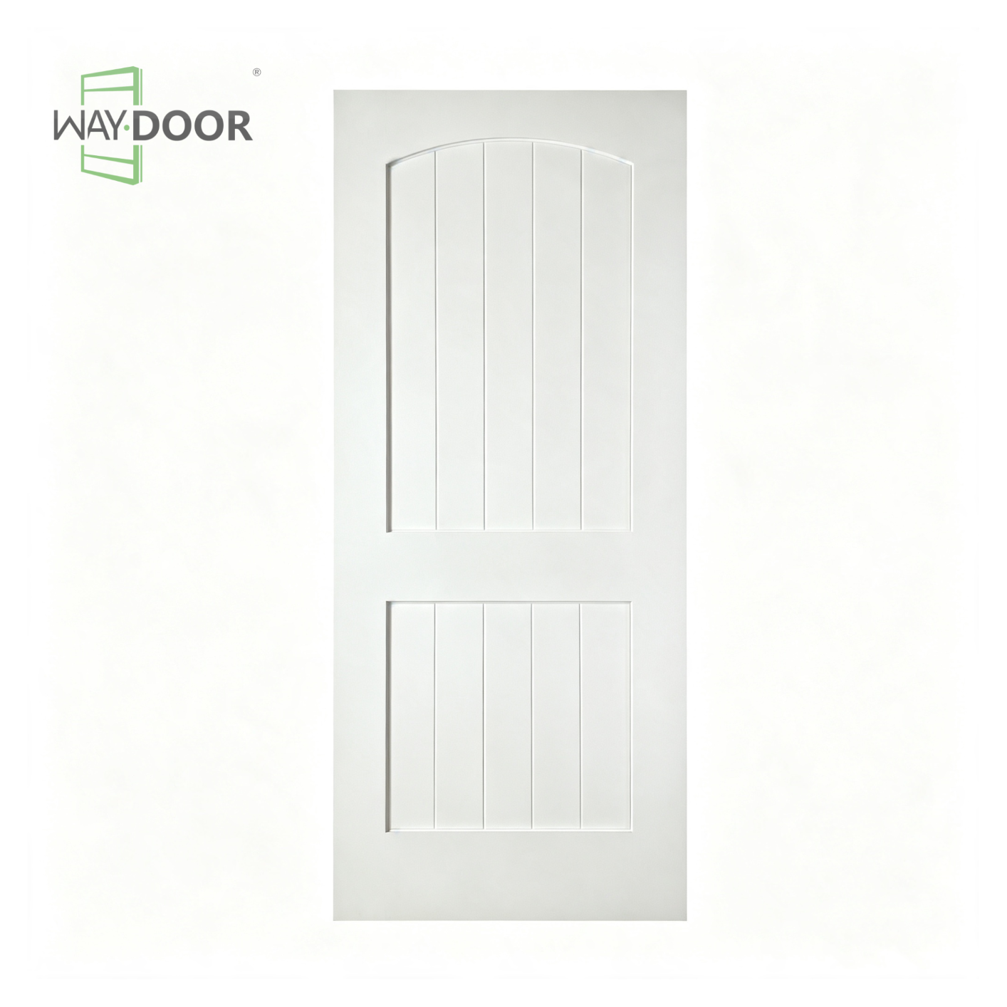 Arch 2-Panel Interior Door