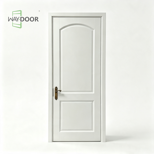 Arch Top 2-Panel Solid Wood Interior Door