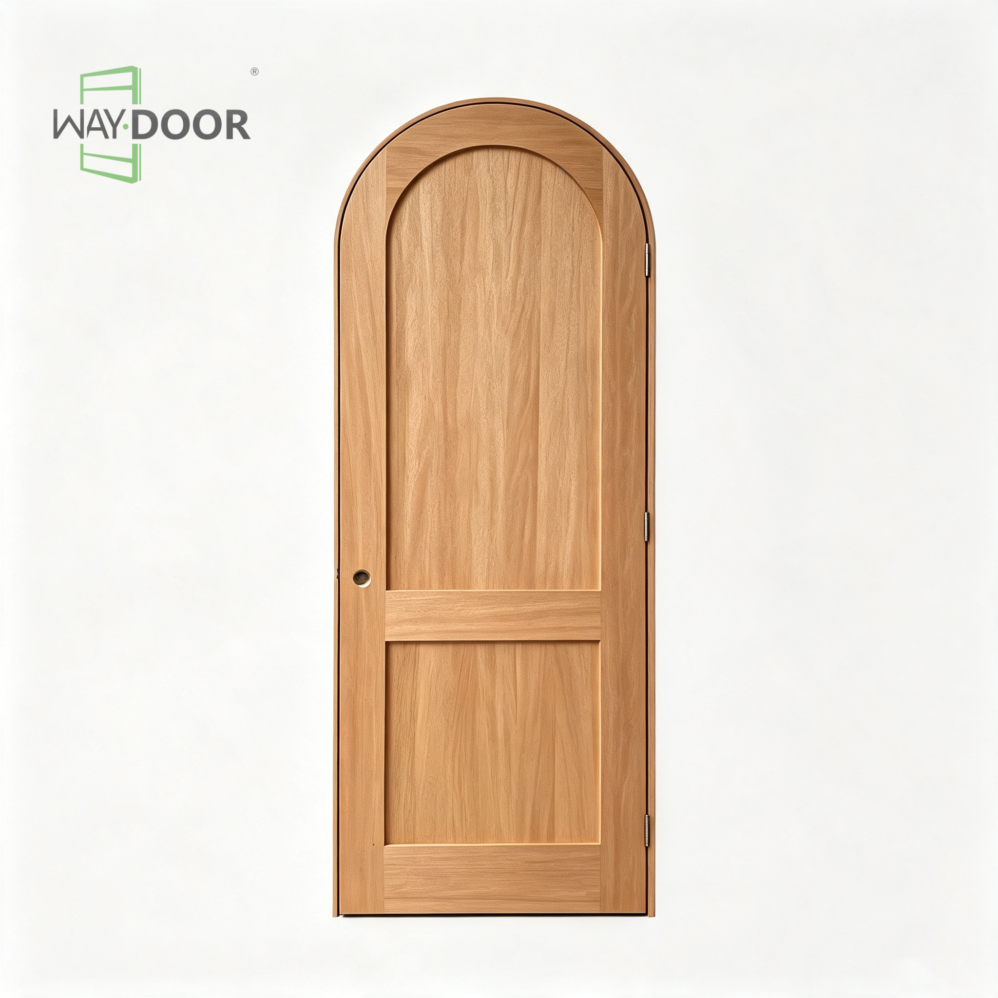 Arched Panel Solid Wood Hinged Interior Door