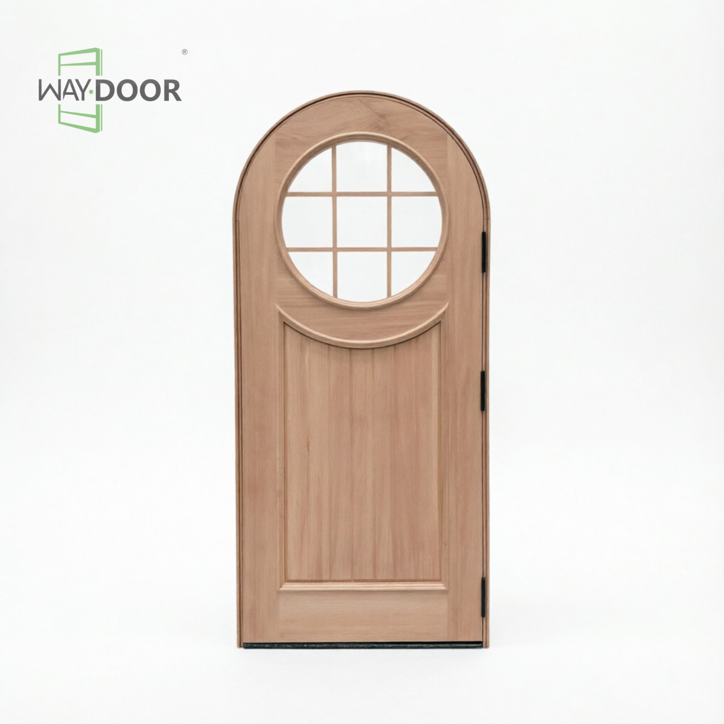 Arched Screen‑Glass Double Entry Door