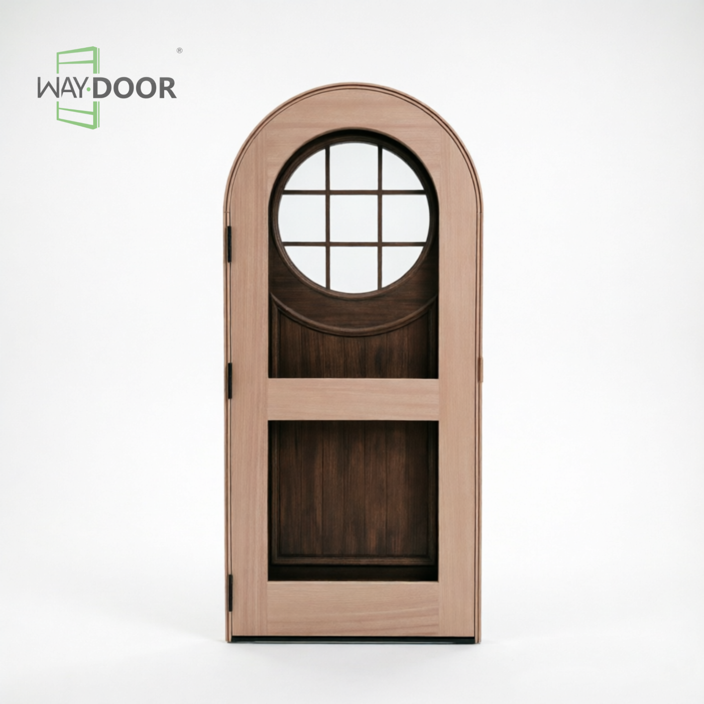 Arched Screen‑Glass Double Entry Door