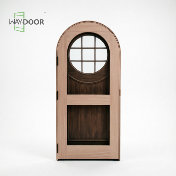 Arched Screen‑Glass Double Entry Door