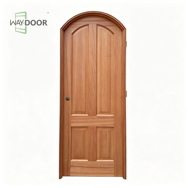 Arched Solid Wood Exterior Front Door