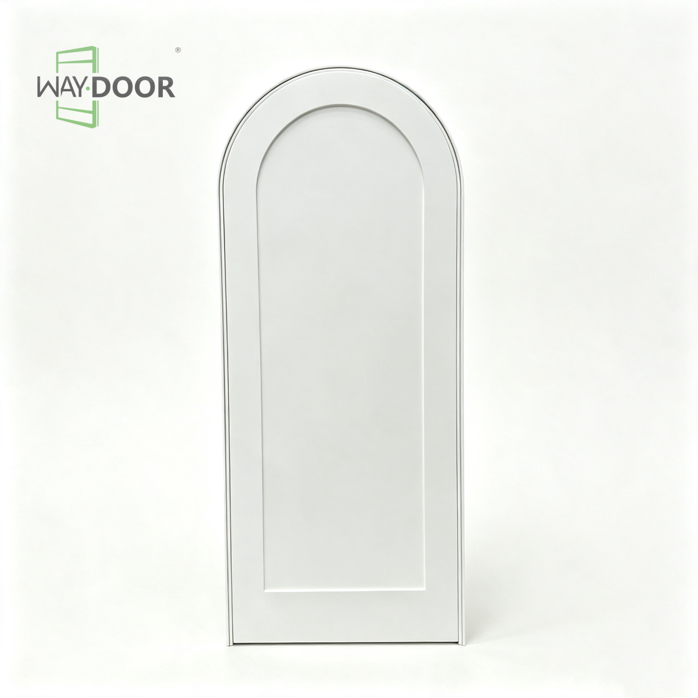 Arched‑Top Shaker Solid Wood Interior Hinge Door
