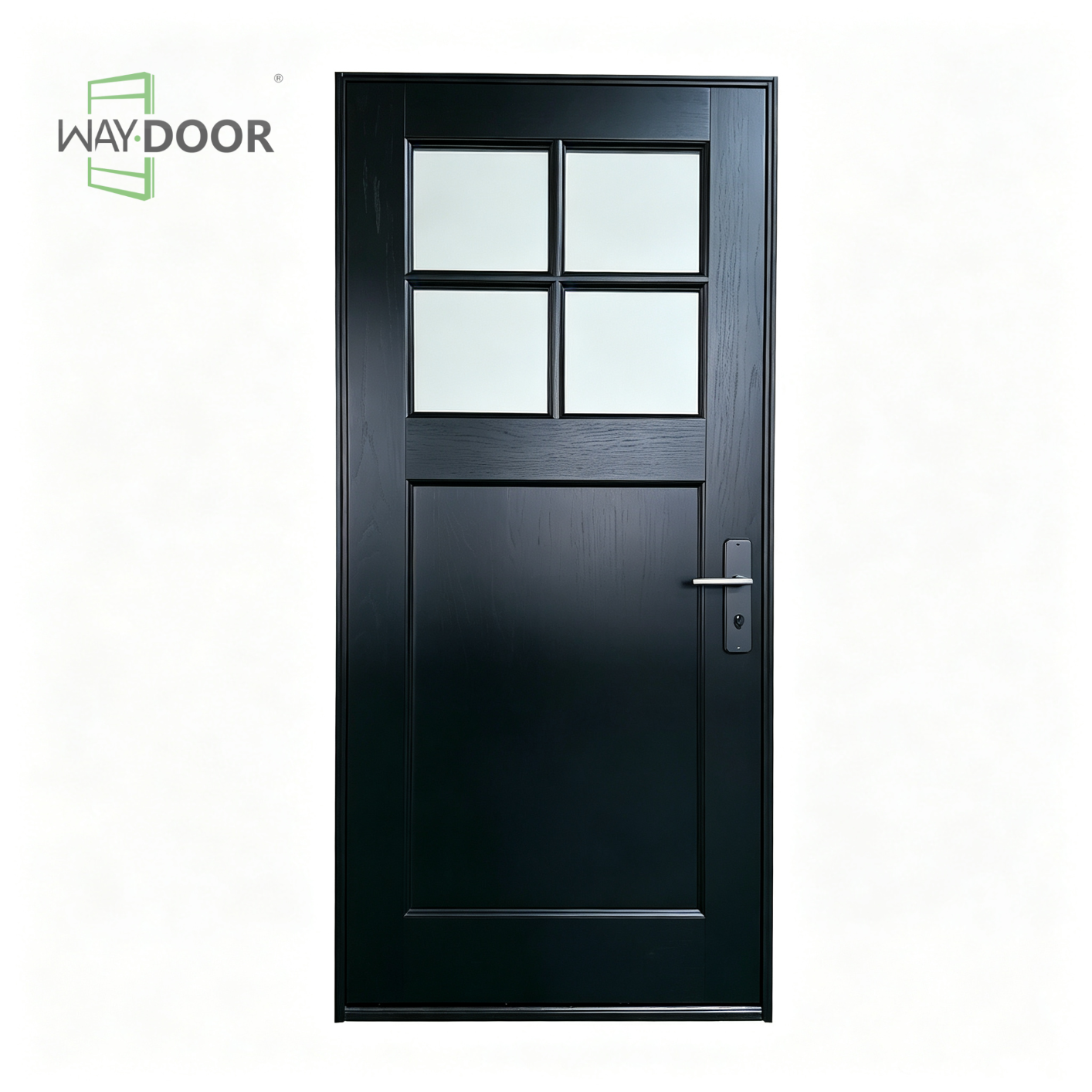 Craftsman 4-Lite Solid Wood Entry Door