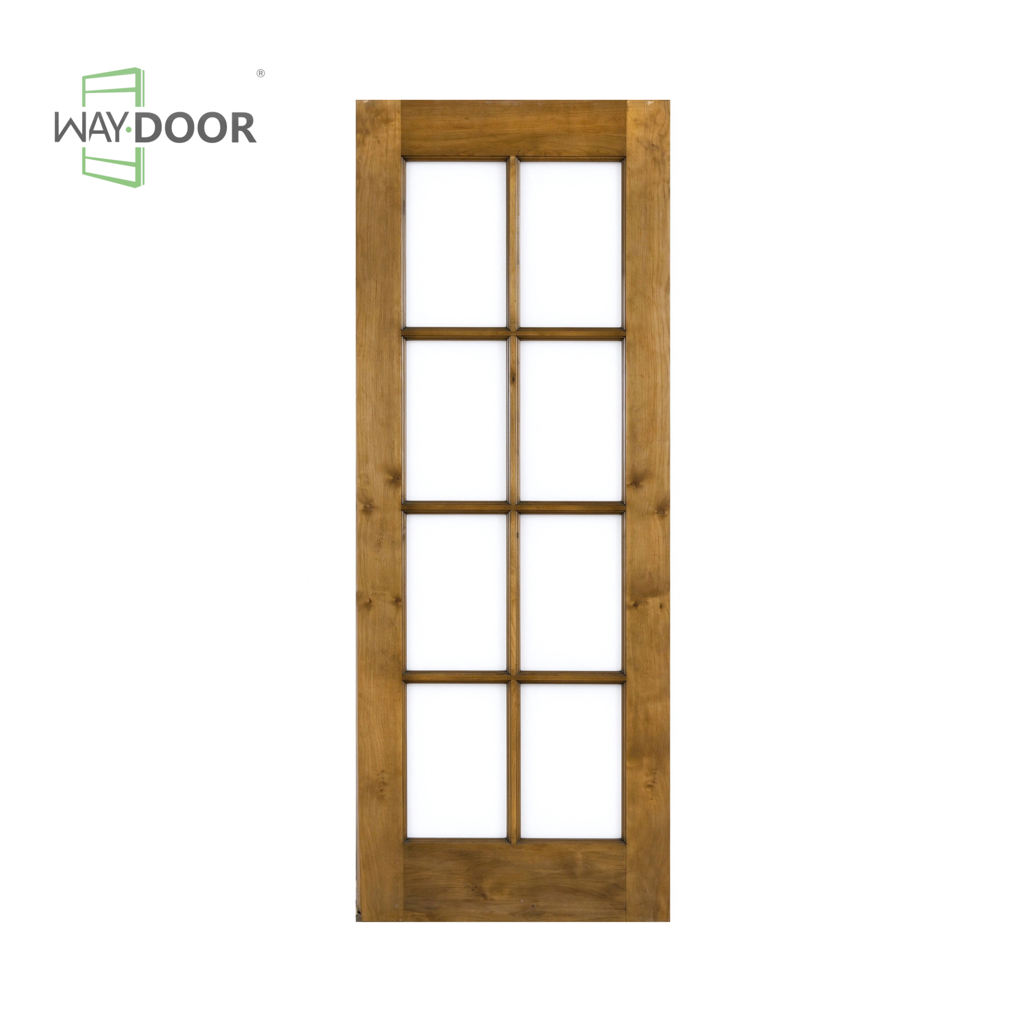 Craftsman 8-Lite Knotty Alder Hinged Interior Door