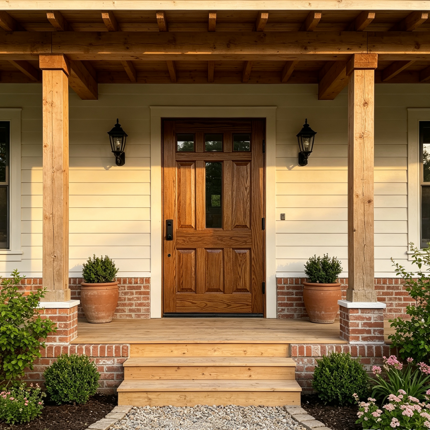 Craftsman Solid Wood Entry Door