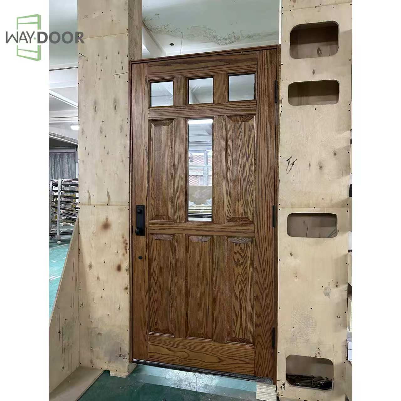 Craftsman Solid Wood Entry Door