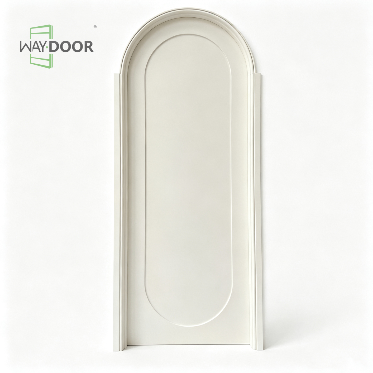 French Cream Shaker Arch Interior Door