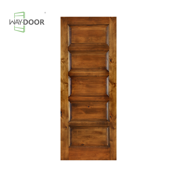 Heritage 5-Panel Knotty Alder Interior Hinge Door
