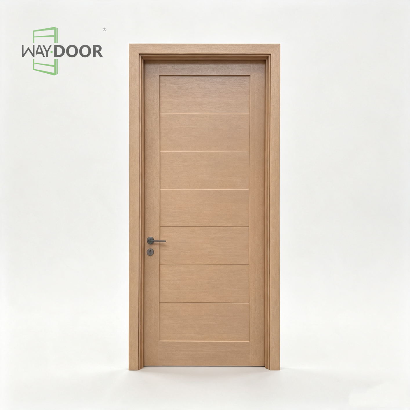 Horizontal Shaker Solid Wood Interior Hinge Door