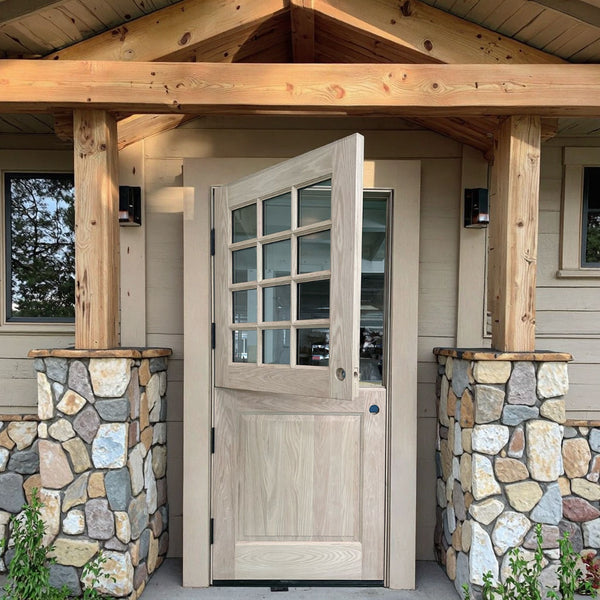 Interior Dutch Door with Clear Glass