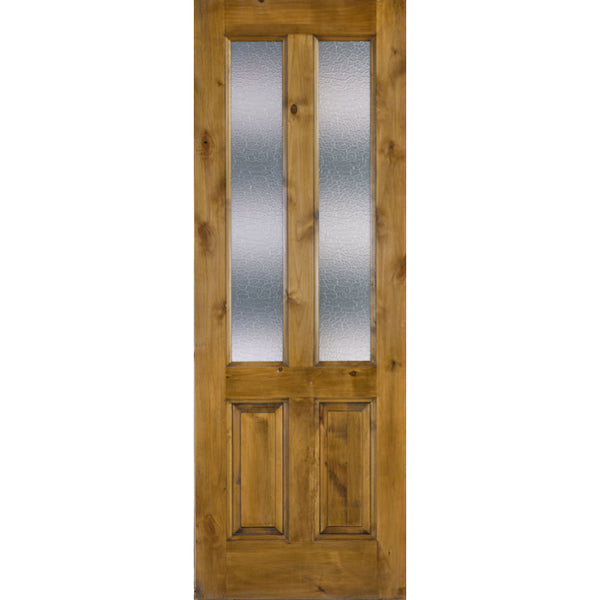 Glass Solid Wood Interior Door