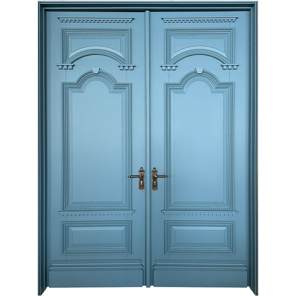 Traditional Palace Front Solid Wood Door