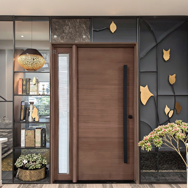 Luxury Modern Solid Wood Front Entry Door