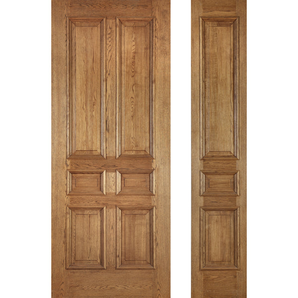 Buy Solid Wood Door with Side Panels – Waydoor