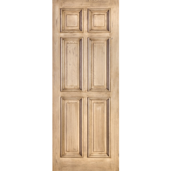 Raised Panel Exterior Solid Wood Door