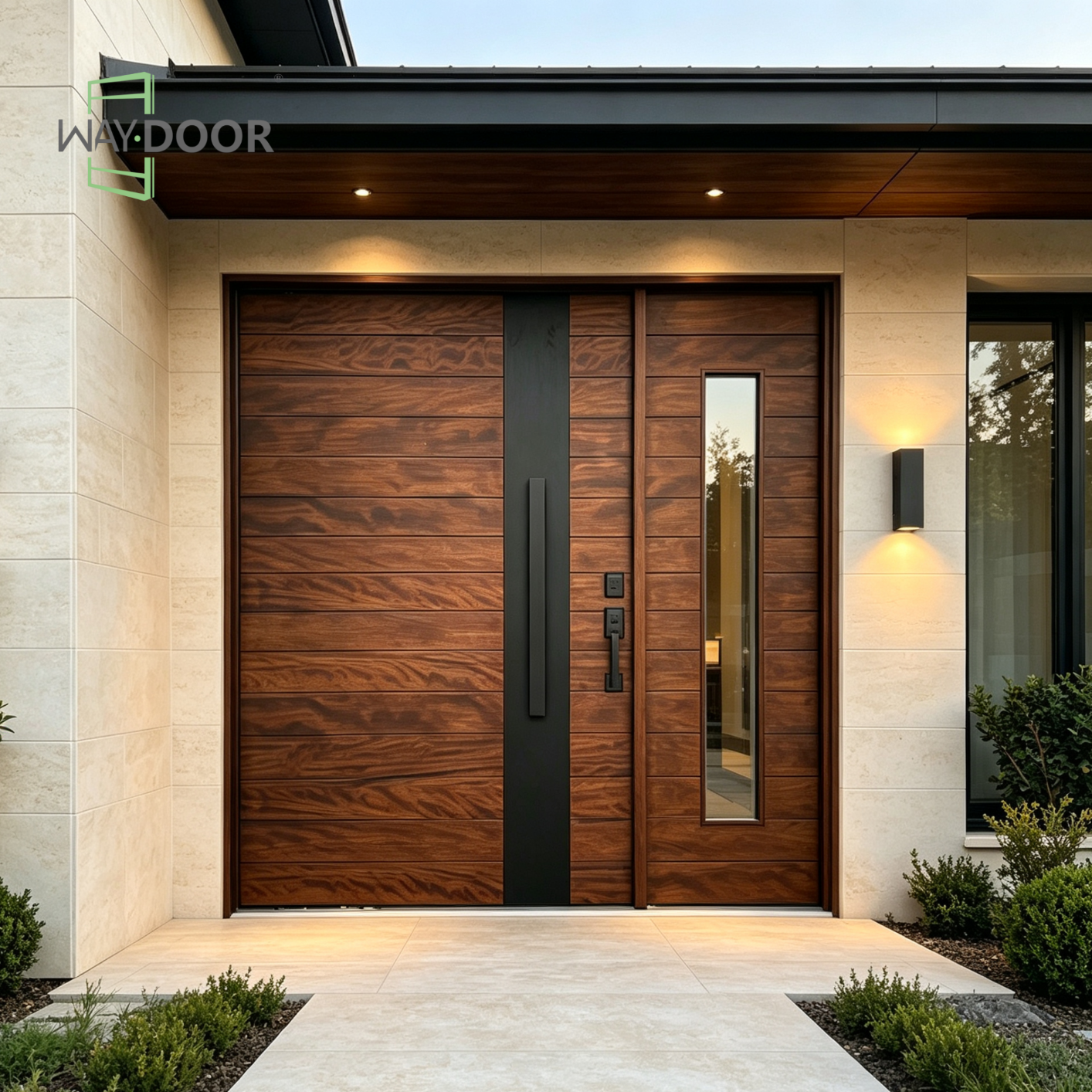 Modern Farmhouse Sidelite Entry Door