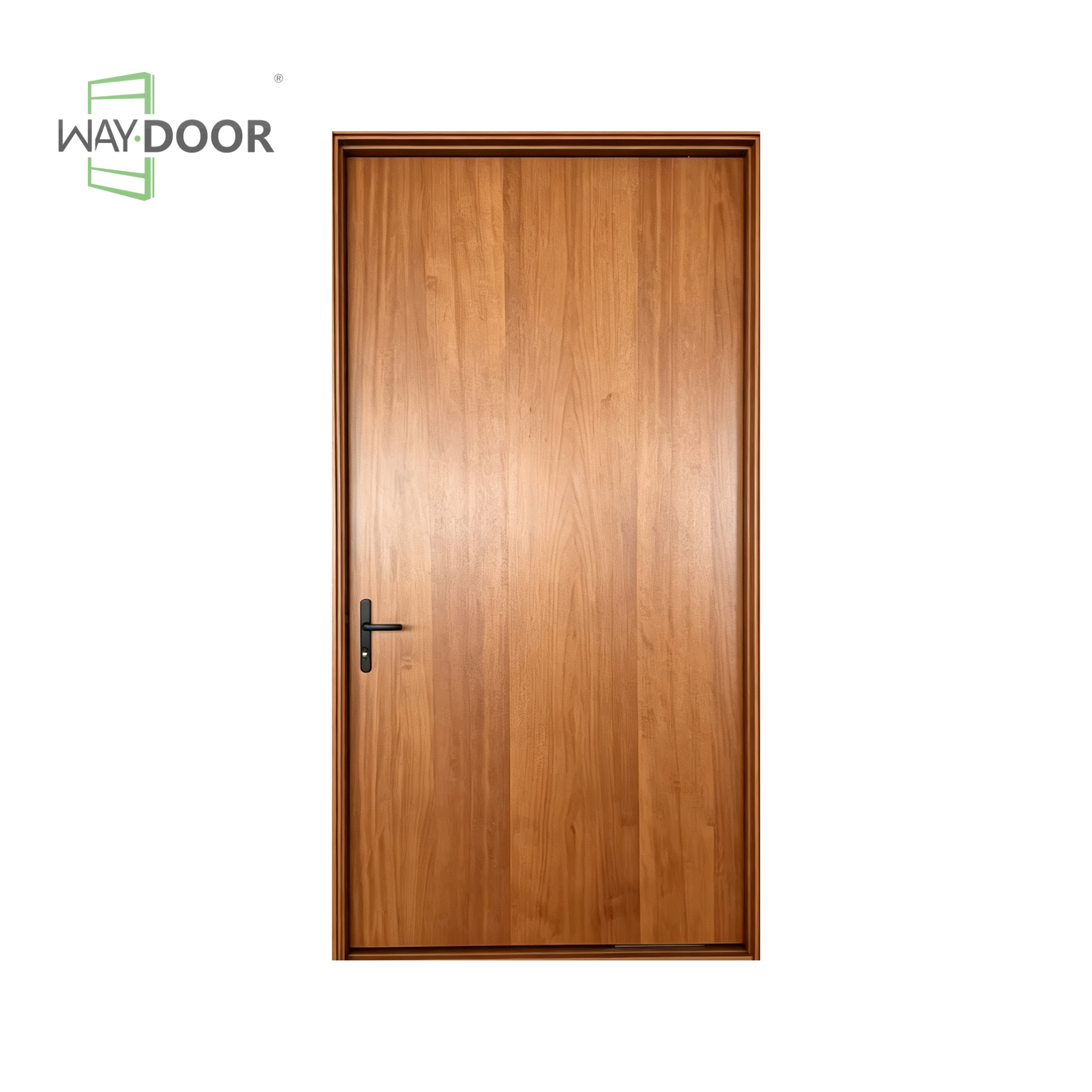 Modern Farmhouse Style Solid Wood Flat Pivot Entry Door