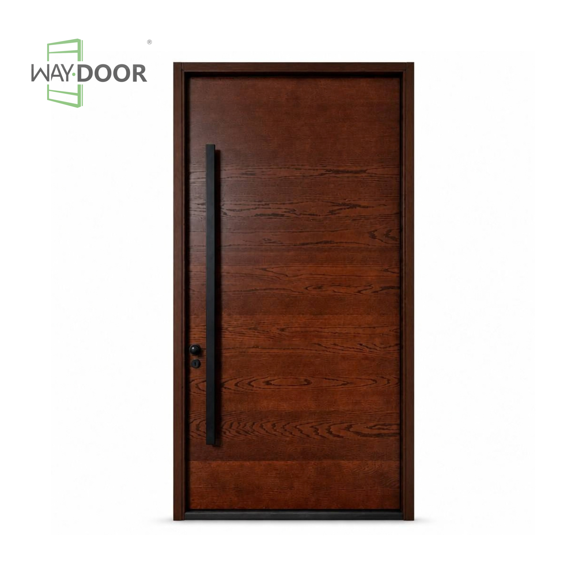 Modern Solid Wood Pivot Exterior Door