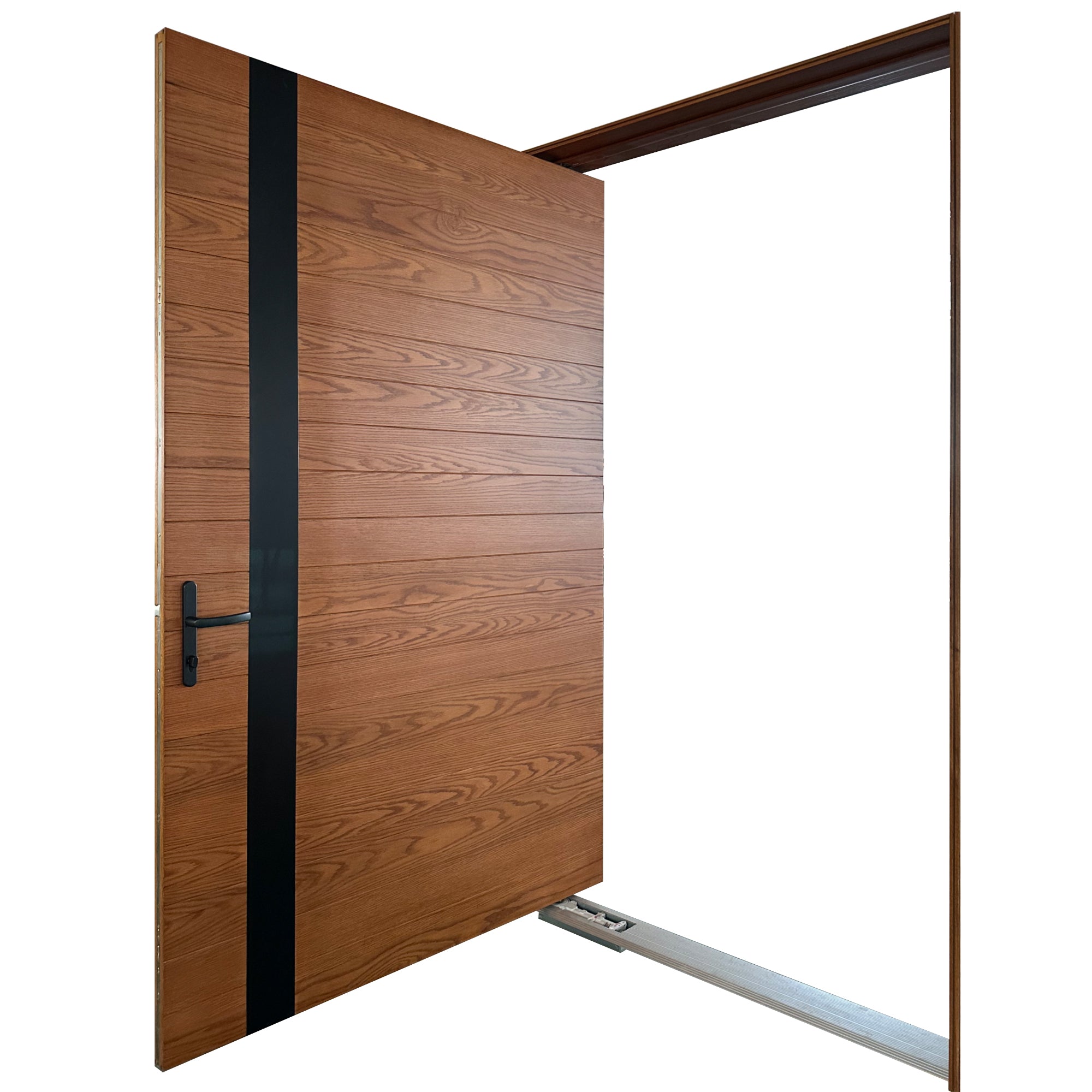 Pivot Solid Contemporary Red Oak Pivot Solid Wood Door – Waydoor