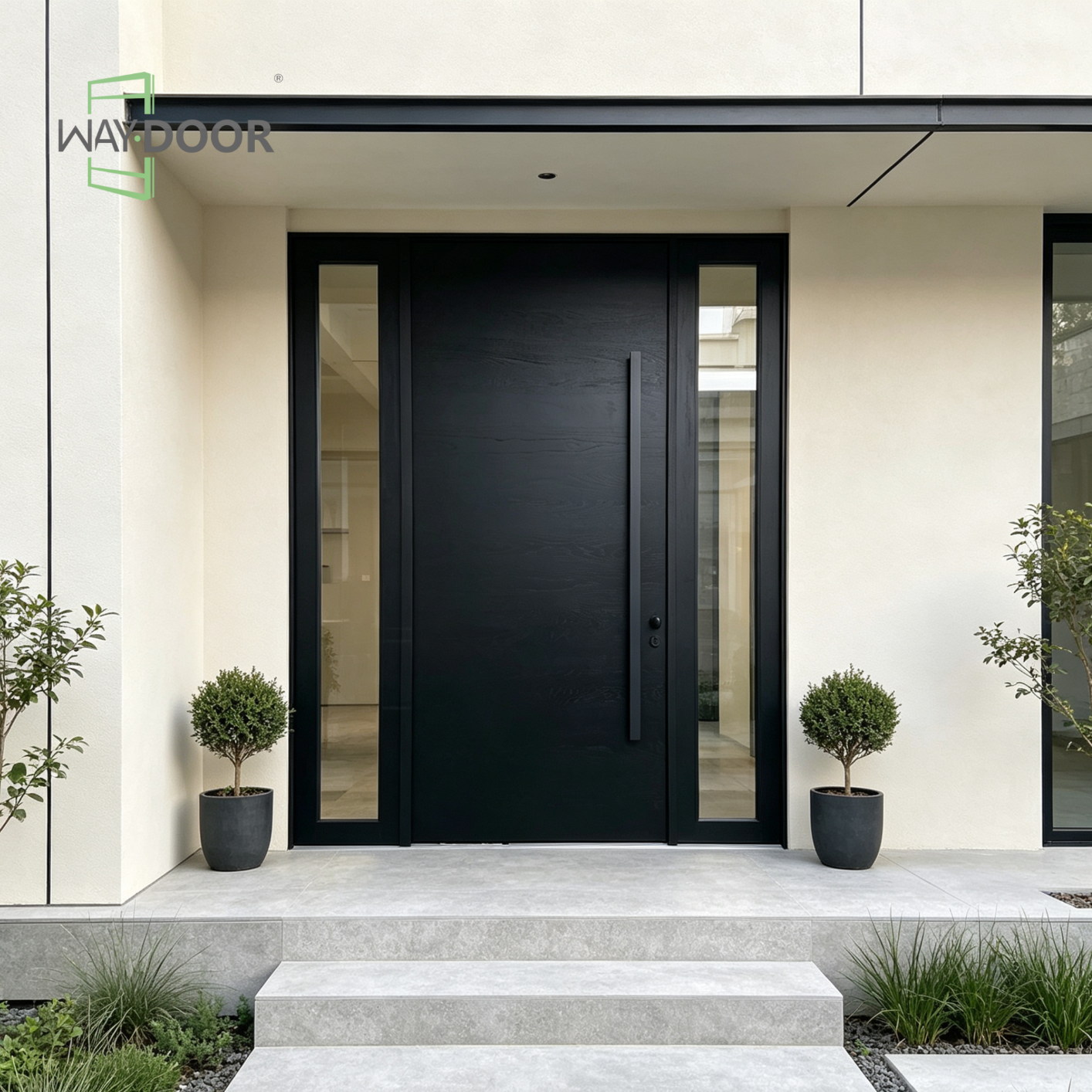 Onyx Sidelite Pivot Door