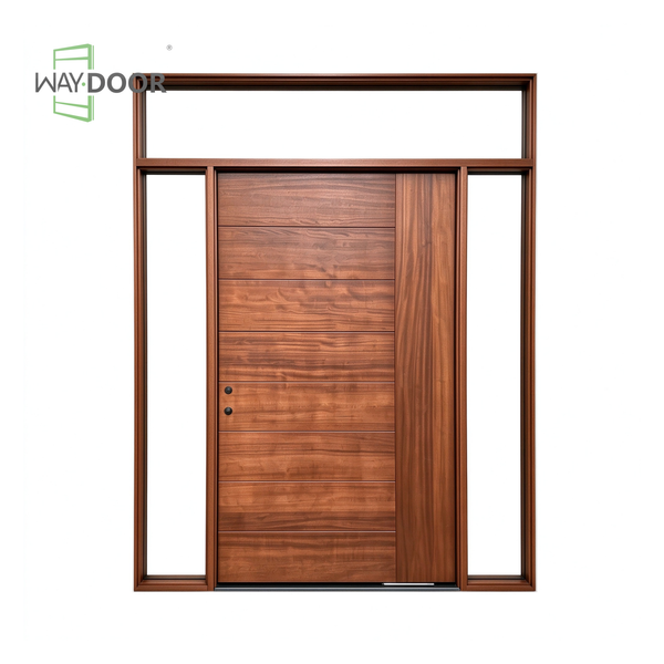 Serene Vista Hidden Pivot Entrance Door