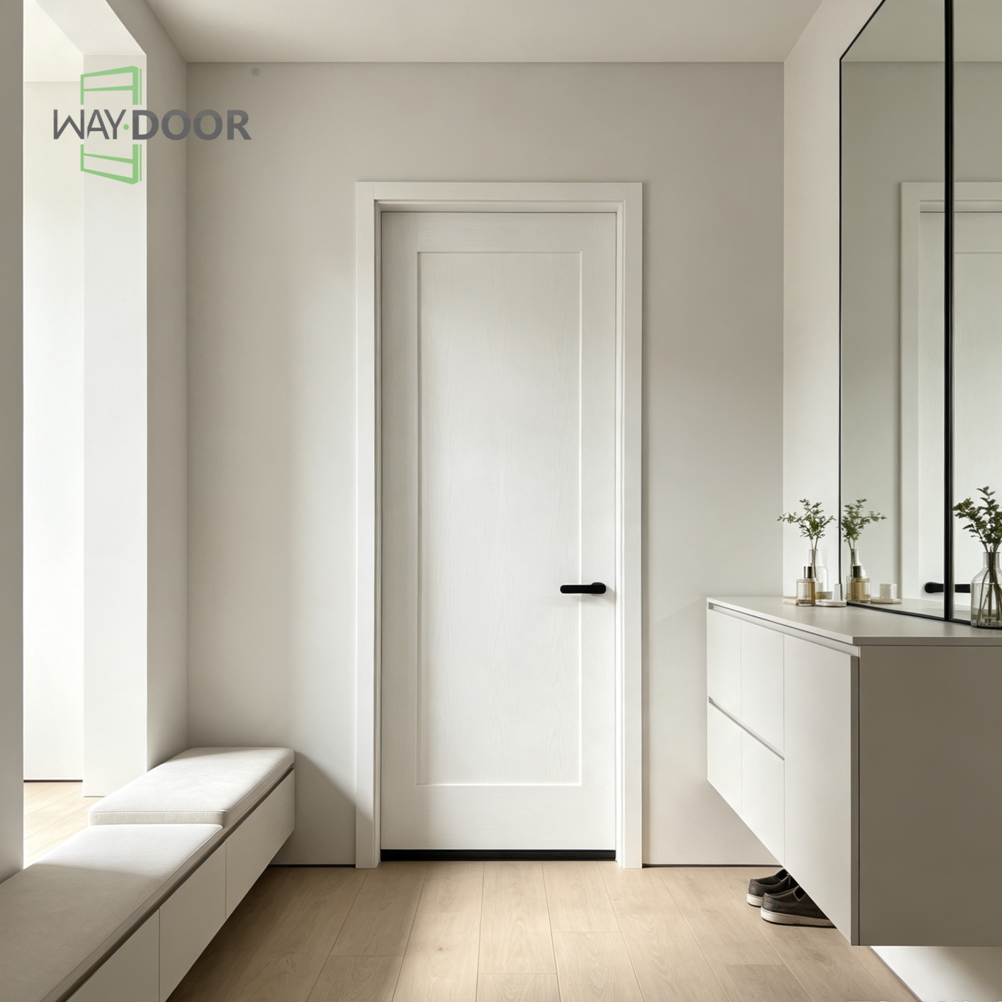 Shaker Single Solid Interior Hinged Door