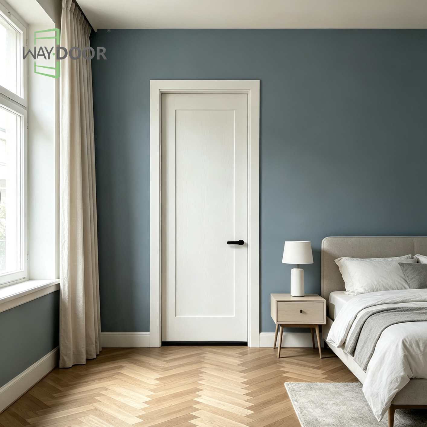 Shaker Single Solid Interior Hinged Door
