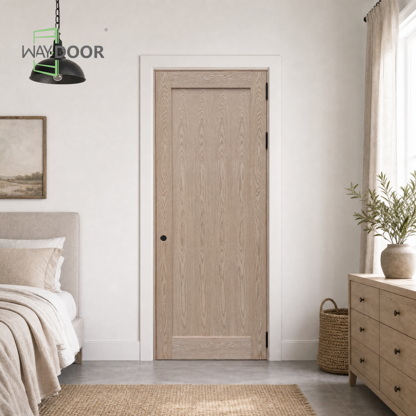 Shaker Solid Wood Interior Hinged Door