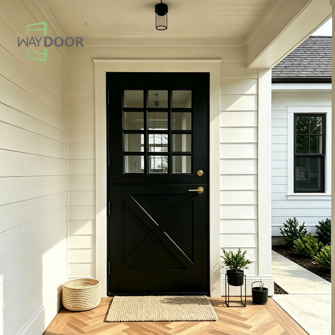 Solid Wood Dutch Entry Door