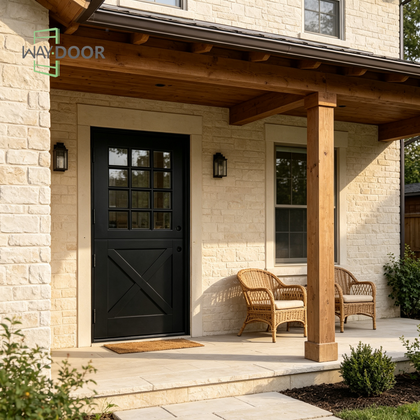 Solid Wood Dutch Entry Door