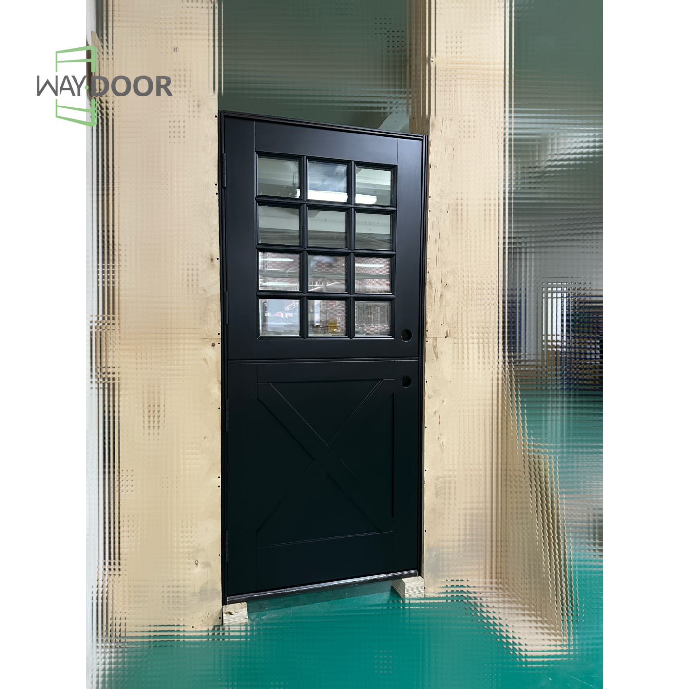 Solid Wood Dutch Entry Door