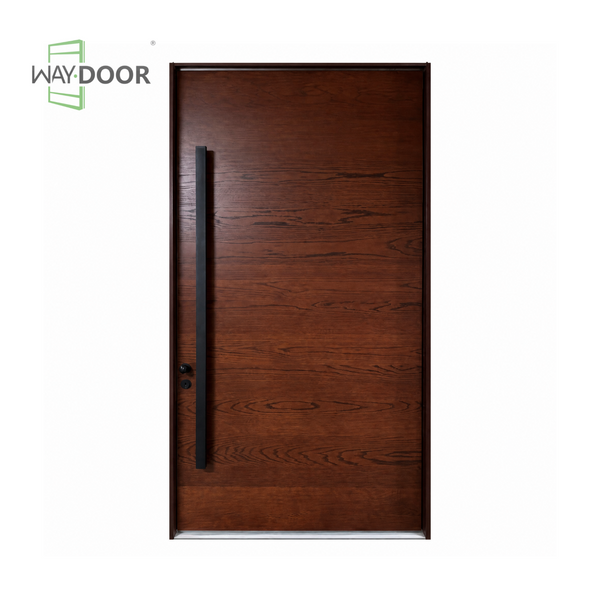 Modern Solid Wood Pivot Exterior Door