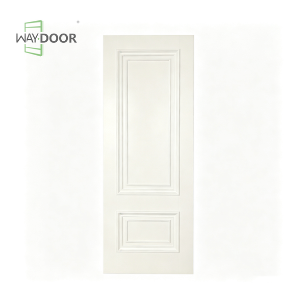 White Painted Solid Pine Wood Interior Door