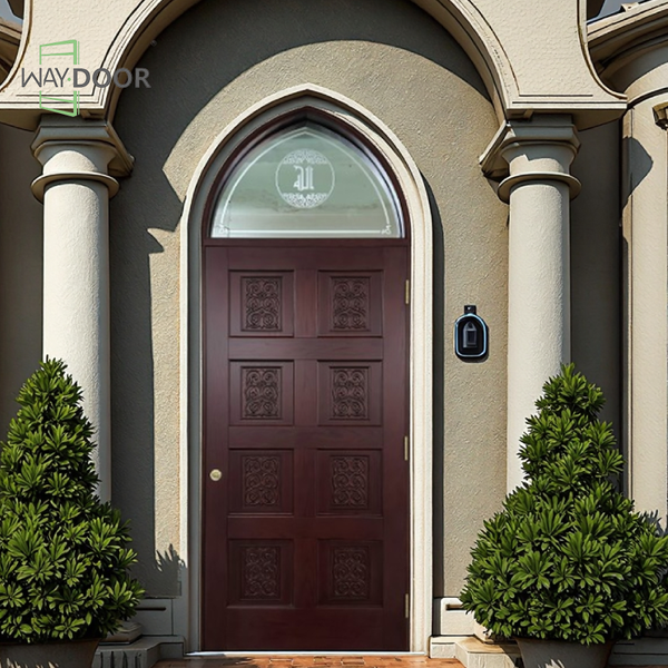 French Style Solid Wood Exterior Door