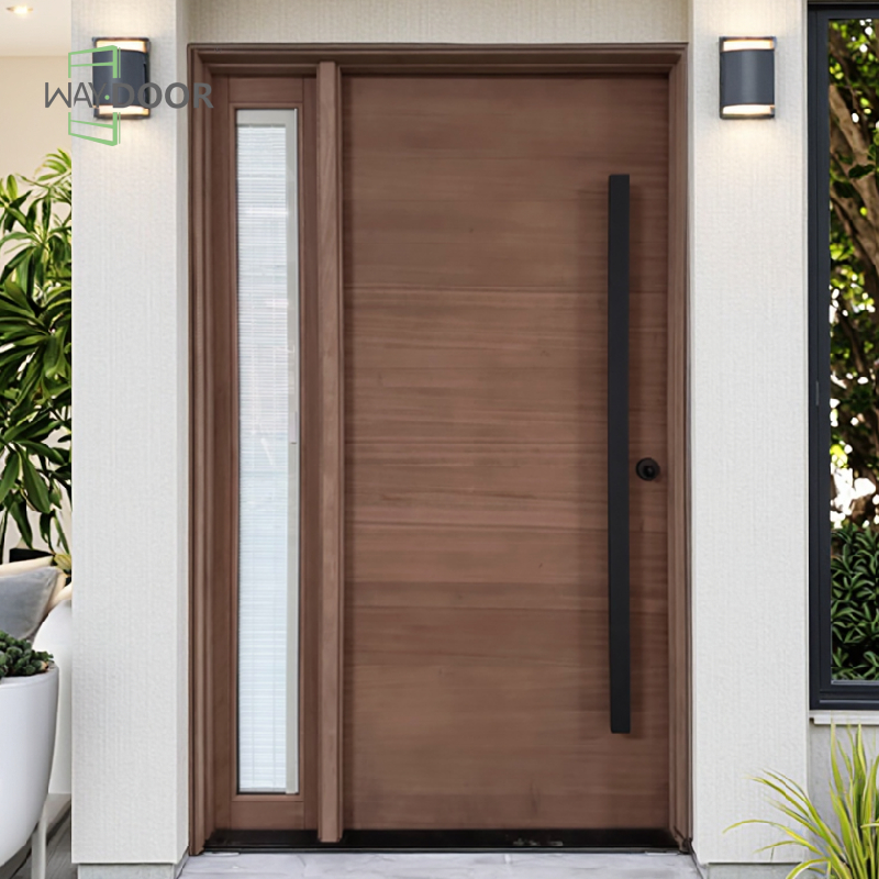 Luxury Modern Solid Wood Front Entry Door